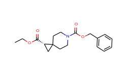 6-Azaspiro[2.5]octane-1,6-dicarboxylic acid, 1-ethyl 6-(phenylmethyl) ester, (1S)-