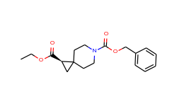 6-Azaspiro[2.5]octane-1,6-dicarboxylic acid, 1-ethyl 6-(phenylmethyl) ester, (1R)-