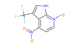 4-Nitro-3-(trifluoromethyl)-7-azaindole-7-oxide