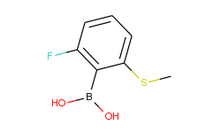 6-Fluoro-2-(methylsulfanyl)phenylboronic acid