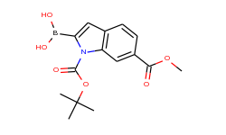 (1-(Tert-Butoxycarbonyl)-6-(methoxycarbonyl)-1H-indol-2-yl)boronic acid