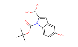 1H-Indole-1-carboxylic acid, 2-borono-5-hydroxy-, 1-(1,1-dimethylethyl) ester