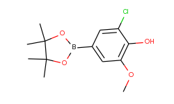 3-Chloro-4-hydroxy-5-methoxyphenylboronic acid, pinacol ester