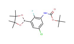 Tert-Butyl (5-chloro-2-fluoro-3-(4,4,5,5-tetramethyl-1,3,2-dioxaborolan-2-yl)phenyl)carbamate