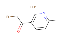 2-bromo-1-(6-methylpyrid-3-yl)ethanone hydrobromide