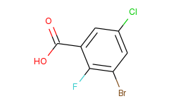 3-Bromo-5-chloro-2-fluorobenzoic acid