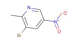 3-bromo-2-methyl-5-nitropyridine