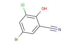 Benzonitrile, 5-bromo-3-chloro-2-hydroxy-