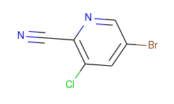 5-Bromo-3-chloro-2-cyanopyridine