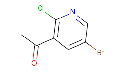 1-(5-BROMO-2-CHLORO-PYRIDIN-3-YL)-ETHANONE