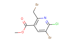 methyl 5-bromo-2-(bromomethyl)-6-chloropyridine-3-carboxylate