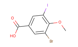 3-Bromo-5-iodo-4-methoxybenzoic acid