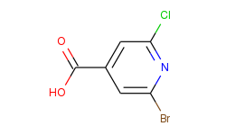 2-Bromo-6-chloroisonicotinic acid