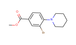 Methyl 3-broMo-4-(piperidin-1-yl)benzoate