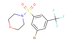 4-(3-Bromo-5-trifluoromethylphenylsulfonyl)morpholine