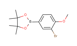 2-(3-bromo-4-methoxyphenyl)-4,4,5,5-tetramethyl-1,3,2-dioxaborolane