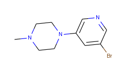 1-(5-BROMO-3-PYRIDINYL)-4-METHYLPIPERAZINE