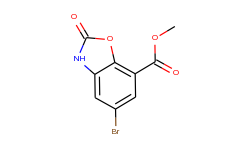 METHYL 5-BROMO-2-OXO-2,3-DIHYDRO-1,3-BENZOXAZOLE-7-CARBOXYLATE