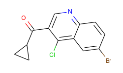 (6-BROMO-4-CHLOROQUINOLIN-3-YL)(CYCLOPROPYL)METHANONE