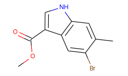 methyl 5-bromo-6-methyl-1H-indole-3-carboxylate