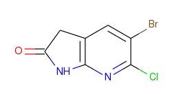 2H-Pyrrolo[2,3-b]pyridin-2-one, 5-bromo-6-chloro-1,3-dihydro-