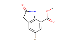 methyl 5-bromo-2-oxoindoline-7-carboxylate