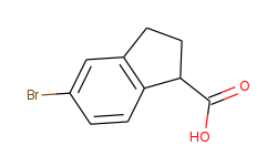 5 - Bromo - 2,3 - dihydro - 1H - inden - 1 - carboxylic acid