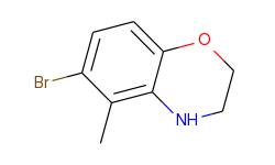 2H-1,4-BENZOXAZINE, 6-BROMO-3,4-DIHYDRO-5-METHYL-