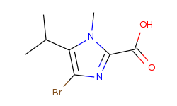 1H-Imidazole-2-carboxylic acid, 4-bromo-1-methyl-5-(1-methylethyl)-