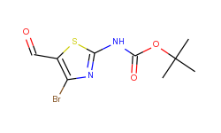 tert-Butyl (4-bromo-5-formylthiazol-2-yl)carbamate