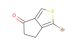 1-bromo-4H,5H,6H-cyclopenta[c]thiophen-4-one