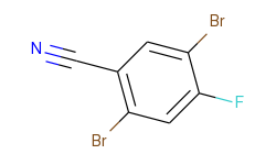 2,5-dibromo-4-fluorobenzonitrile