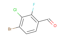 4-Bromo-3-chloro-2-fluorobenzaldehyde