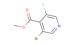 METHYL 3-BROMO-5-FLUOROISONICOTINATE