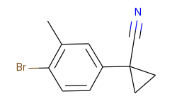 1-(4-Bromo-3-methylphenyl)cyclopropane-1-carbonitrile