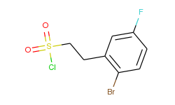 2-(2-bromo-5-fluorophenyl)ethanesulfonyl chloride