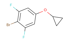 2- bromo- 5- cyclopropoxy- 1, 3- difluorobenzene