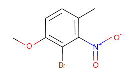 2-bromo-1-methoxy-4-methyl-3-nitrobenzene