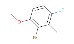 2-bromo-4-fluoro-1-methoxy-3-methyl benzene