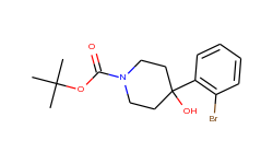 TERT-BUTYL 4-(2-BROMOPHENYL)-4-HYDROXYPIPERIDINE-1-CARBOXYLATE