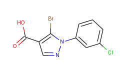 5-BROMO-1-(3-CHLOROPHENYL)-1H-PYRAZOLE-4-CARBOXYLIC ACID