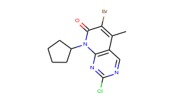 6-broMo-2-chloro-8-cyclopentyl-5-Methylpyrido[2,3-d]pyriMidin-7(8H)-one