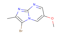 Imidazo[1,2-a]pyrimidine, 3-bromo-6-methoxy-2-methyl-