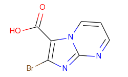 2-bromoimidazo[3,2-a]pyrimidine-3-carboxylic acid