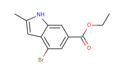 ETHYL 4-BROMO-2-METHYL-1H-INDOLE-6-CARBOXYLATE