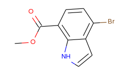 METHYL 4-BROMO-1H-INDOLE-7-CARBOXYLATE