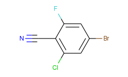 4-BROMO-2-CHLORO-6-FLUOROBENZONITRILE