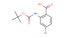 4-bromo-2-[(tert-butoxycarbonyl)amino]benzoic acid