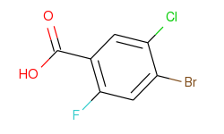 4-Bromo-5-chloro-2-fluorobenzoic acid