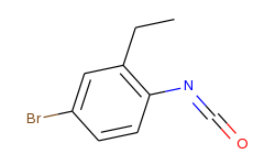 4-bromo-2-ethyl-1-isocyanatobenzene